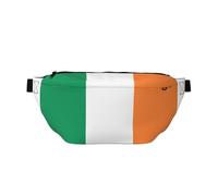 Irish Flag Running Waist Pack-No-Bounce Phone Holder for Gym, Waterproof Crossbody Bum Bag with Adjustable Strap