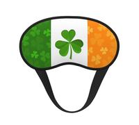 Irish Flag Sleep Mask, Soft and Breathable Eye Mask, Elastic Band Design Suitable for Travel and Camping.