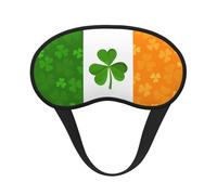 Irish Flag Sleep Mask Soft Eye MaskBlindfold Eyeshade Smooth Comfortable Eye Cover with