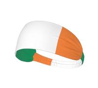 Irish Flag Sports Headband For Men Women Tennis Sweat Band For Workout Sports Headbands Elastic For Running