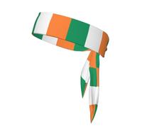 Irish Flag Sports Headband, Unisex, Sweat-Wicking and Quick-Drying, Suitable for Running, Yoga, Tennis and Other Sports.