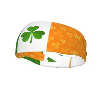 irish flag Sports Sweat-Absorbing Headband Suitable for Running Yoga Fitness Cycling and Tennis