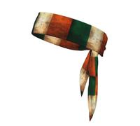 Irish Flag Unisex Sports Strap Reversible Bandana Scarf For Yoga Fitness Jogging