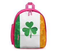 Irish Flag with Shamrock Simple Mini Laptop Backpacks Business Travel Work Daypacks Lightweight Computer Bag