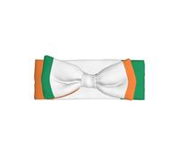 Irish flagBow headband, patterned baby bow hair accessory, suitable for newborns, infants, and everyday wear