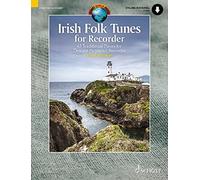 Irish Folk Tunes for Descant Recorder - 63 Traditional Pieces - Book with Online Audio - Schott