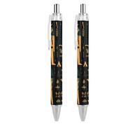 Irish Four Leaf Lucky s Happy St. Patrick's Day Ballpoint Pens Retractable Blue Ink Ball Point Pen Smooth Writing Work Pen 1 PCS