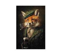 Irish Fox Wall Art Canvas Poster Bedroom Decor Landscape Office Room Decor Gift 08x12inch(20x30cm)