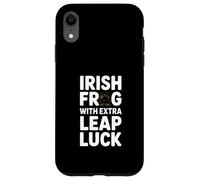 Irish Frog With Extra Leap Luck St Patricks Day Case for iPhone XR