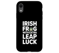 Irish Frog With Extra Leap Luck St Patricks Day Case for iPhone XR
