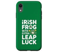 Irish Frog With Extra Leap Luck St Patricks Day Case for iPhone XR