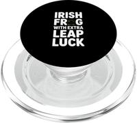 Irish Frog With Extra Leap Luck St Patricks Day PopSockets PopGrip for MagSafe