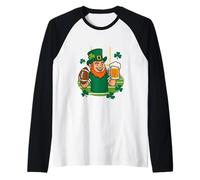 Irish Game Day Cheer Raglan Baseball Tee