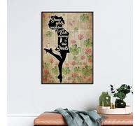 Irish Girl Dancing Art Some Girls Are Just Born With Irish Dancing In Their Souls Gift For Irish Dancer Girl Irish Ballet Dancer Gift Funny Plaque Signs Gift for Room Office 8x12 Inch