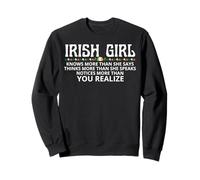Irish Girl Knows More Than You Realize St Patrick's Day Sweatshirt