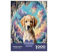 Irish GlenofImaal Terrier 1000 Piece Jigsaw Puzzles Fun Challenging Modern Pet Dog Classic Educational Games Perfect for Relaxation for Adults And Kids Age 70x50cm/1000pcs