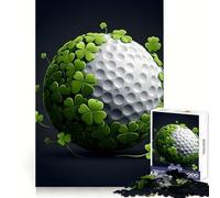 Irish Golfer Golf Ball Puzzle for Teenagers 1000 Pieces Strong Memory Accurate Edge Joyful Challenge Wall Art (38x52cm)