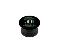 Irish Goodbye Club Funny Introvert Social Battery Gift PopSockets Adhesive PopGrip