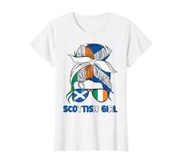 Irish Half Scottish Girl Ireland Scotland Éireann Alba Girls T-Shirt