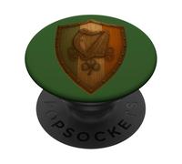 Irish Harp Shield s Celtic Ireland s Vintage Shamrock PopSockets Adhesive PopGrip