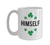 Irish Himself Mug - Irish Mug Set - Funny Tea Hot Cocoa Coffee Cup - Novelty Birthday Gift Idea