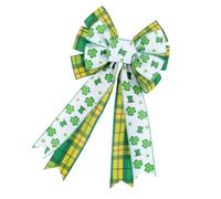 Irish Holiday Bowknot Heavy Duty Polyester Bow Knot Sturdy Polyester Bow Knot Decoration for Irish Holidays and Event Planning