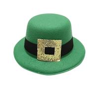 Irish Holiday Top Hat - Green Top Hat - St Patrick's Green Top Hat Costume for Party Favors and Tree Topper Accessories | Green Top Top Irish Holiday Cap Addition St Patricks Green