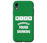 Irish humor funny drinker Periodically found drinking quote Case for iPhone XR