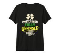 Irish Humor Funny St Patricks Day Irish Pride Half Irish DNA Premium T-Shirt