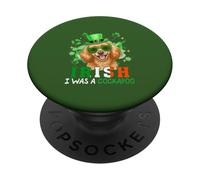 Irish I Was A Cockapoo St. Patrick's Day Dog Sunglasses PopSockets Adhesive PopGrip