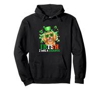 Irish I Was A Cockapoo St. Patrick's Day Dog Sunglasses Pullover Hoodie