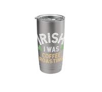 Irish I was Coffee Roasting, Funny St Patrick’s Day Design Stainless Steel Insulated Tumbler