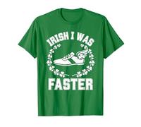 Irish I was Faster St Patricks Day Funny Running 5k Race Run T-Shirt