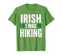 Irish I was Hiking Funny St Patricks Day Outdoor Gift T-Shirt