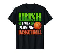 Irish I was Playing Basketball Shamrock St. Patrick’s Day T-Shirt
