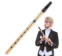 Irish & International Instrument - Clear Sound Quality Six-Hole Tin Flute Whistle Tube Tin Whistle - Beginner-Friendly Tin Penny Whistle for Musicians Music Lovers Beginners