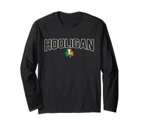 Irish Ireland Flag Shamrock Hooligan St Patrick's Day Long Sleeve T-Shirt