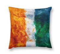 Irish Ireland Flag Watercolor Soft Plush Pillow Covers 18 "x18 "