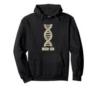 Irish-ish Funny DNA Helix Golden Celtic Knot Genetics Pullover Hoodie