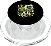 Irish It Was A.I Funny St Patricks Day Tech Humor Shamrock PopSockets PopGrip for MagSafe