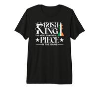 Irish King Most Powerful Piece in The Game Chess Ireland Premium T-Shirt
