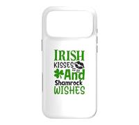 Irish Kisses And Shamrock Wishes St. Patrick's Day Clover Case for iPhone 17 Pro Max