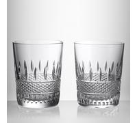 Irish Lace Whiskey Glass 12 oz Set/2