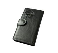 Irish Leather Women's Wallet: Celtic Knot Embossed RFID-Blocking Bifold - Large Capacity, Durable Design for Daily Use, Travel & Style, dark green, Fashion Ethnic Style