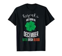 Irish Legends Born In December - Fun Ireland Birthday Gift T-Shirt