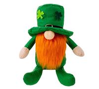 Irish Leprechaun Ornaments,St Patricks Day Gnomes Green Leprechaun Swedish Dwarf Ornament for St Patrick's Day Decor Men