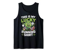 Irish Lucky Running This is My Lucky Running St Patricks Day Tank Top