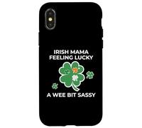 Irish Mama Feeling Lucky - A Wee Bit Sassy Case for iPhone X/XS