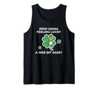 Irish Mama Feeling Lucky - A Wee Bit Sassy Tank Top