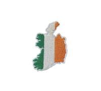 Irish Map Embroidery Patch Iron on or Sew on Ireland St Patrick's Day
